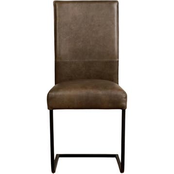 Set van 8 Leren eetkamerstoelen Remix - Granada Ash, Huis en Inrichting, Stoelen, Ophalen of Verzenden, Nieuw, Leer