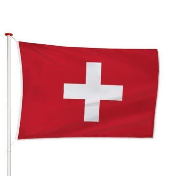 Zwitserse Vlag 40x60cm, Verzenden, Nieuw