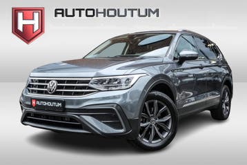 Zakelijke Lease |  Volkswagen Tiguan Allspace 2.0 TDI Highli, Automaat, Stof, Gebruikt, Zwart