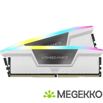 Corsair DDR5 Vengeance RGB 2x16GB 6000 White, Verzenden, Nieuw