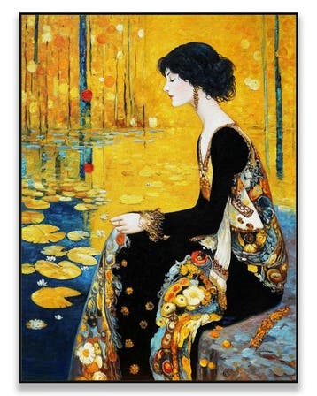 Matteo - Golden Reverie by the Pond
