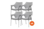 Set van 4 - Scab Ola stapelbare kunststof tuinstoel -, Verzenden, Nieuw, Overige materialen