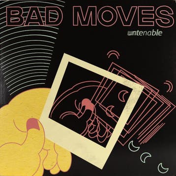 LP gebruikt - Bad Moves - Untenable, Verzenden, Zo goed als nieuw, Overige formaten