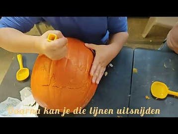 Pompoen uitsnijsetje setje om pompoenzaden uit te snijden, Hobby en Vrije tijd, Ophalen of Verzenden, Nieuw