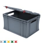 Stapelbak met deksel 400 x 300 x 240 mm - Diverse kleuren, Verzenden, Minder dan 50 cm, Minder dan 40 cm, Nieuw