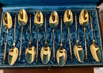 Henri-Louis Chenailler - Theelepel (12) - .950 zilver