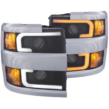 ANZO Projector Headlights 15-17 Chevrolet Silverado 2500HD /, Auto-onderdelen, Verlichting, Ophalen of Verzenden, Nieuw