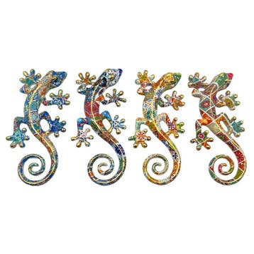 Wanddecoratie hagedis van hars – 18 cm, Verzenden, Nieuw