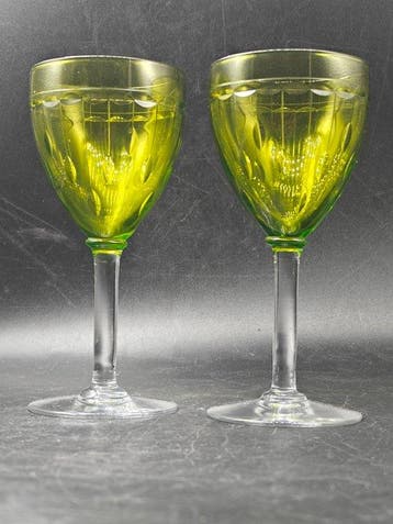 Val Saint Lambert - Charles Graffart - Wijnglas (2) - nestor