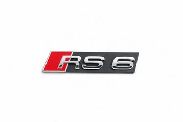 Audi RS6 (C7) embleem - chroom, Ophalen of Verzenden, Nieuw, Audi