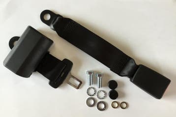 2-Point Lap Retractable Seat Belt  Black, Auto-onderdelen, Ophalen of Verzenden, Nieuw
