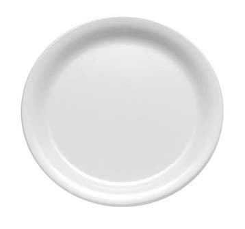 Melamine Bord | Ø26,6cm | Wit, Verzenden