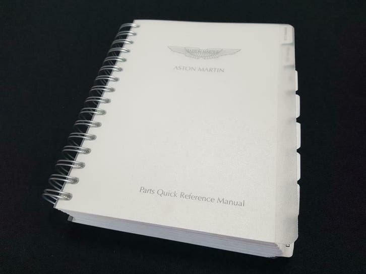 Aston Martin Parts Quick Reference Manual 2002, Auto diversen, Handleidingen en Instructieboekjes, Verzenden