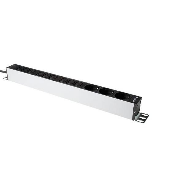19-inch stekkerdoos | Plenty | 2.5 meter, Computers en Software, Pc- en Netwerkkabels, Nieuw, Verzenden