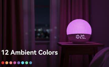Wake Up Light Sunrise Wekker met White Noise en Bluetooth, Verzenden, Nieuw