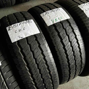 2 x Continental VancoContact 215-70-15 C Zomerbanden 7mm, Auto-onderdelen, Banden en Velgen, 15 inch, Ophalen of Verzenden, Band(en)