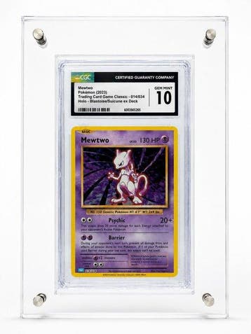 Pokémon - 1 Graded card - Mewtwo 014/034 Foil, Promo card -, Nieuw