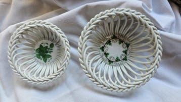 Herend - Bonbon mand (2) - 7372 & 7373 (geperforeerde, Antiek en Kunst, Antiek | Meubels | Tafels