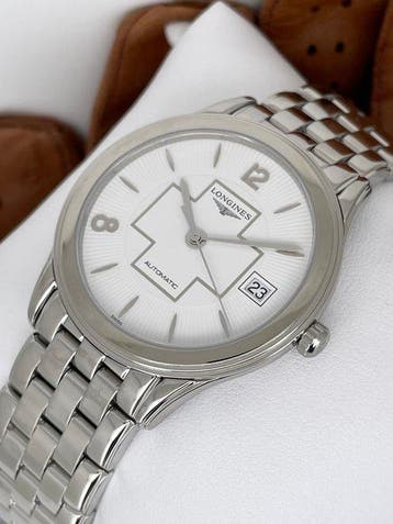 Longines - Flagship Automatic - L4.774.4.19.6 - Heren -, Sieraden, Tassen en Uiterlijk, Horloges | Antiek