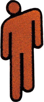 Billie Eilish - Orange Blohsh - patch officiële merchandise, Ophalen of Verzenden, Nieuw, Kleding