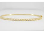 Online veiling: Diamanten armband, 18K geelgoud (750), Nieuw