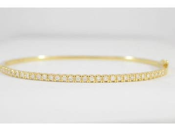 Online veiling: Diamanten armband, 18K geelgoud (750), Sieraden, Tassen en Uiterlijk, Nieuw