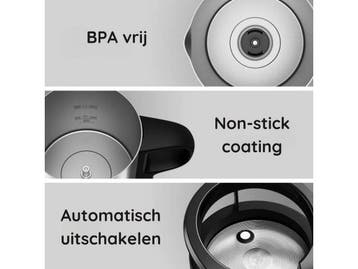 Safecourt Kitchen SK4IN1-FR - Automatische Melkopschuimer, Verzenden, Nieuw