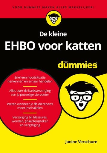 De kleine EHBO voor katten voor Dummies / Voor Dummies, Verzenden, Zo goed als nieuw, Janine Verschure