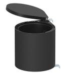 Ronde inbouw afvalemmer, inhoud 10 liter, antraciet, Nieuw