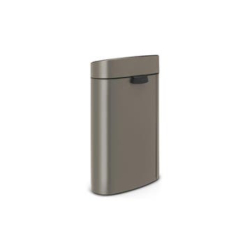 Brabantia Touch Bin 40 ltr - platina, Verzenden, Nieuw