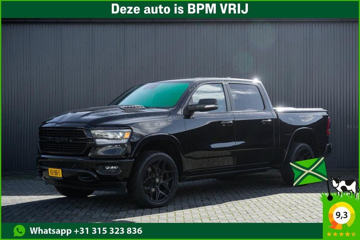 Dodge Ram  | Financial Lease voor 708 p/mnd, Auto's, Dodge, Onderhoudsboekje, Lease, Zwart, Automaat, Overige carrosserieën, Zwart
