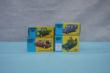 Corgi 1:43 - Modelauto (4) - 4 x 1960s Corgi Toys, Nieuw