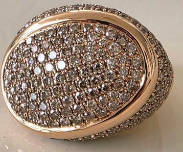 Bucherer - Cocktailring - 18 karaat Roségoud - 6.64ct. tw.