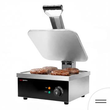 GGM Gastro | Contactgrill - 2200W - platen: boven & onder |, Verzenden, Nieuw