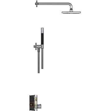 Hotbath Cobber - Inbouw Regendoucheset - Chroom -, Ophalen of Verzenden, Nieuw