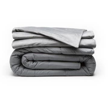 Swiss Nights Verzwaringsdeken 7KG + Velvet Hoes Antraciet, Nieuw