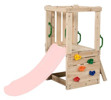 Houten Speeltoestel Mari Small met pastelroze glijbaan, Ophalen of Verzenden, Nieuw