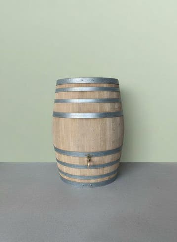 Eikenhouten wijnvat 300L - regenton - bloembak - ALS NIEUW, Met kraantje, 150 liter of meer, Nieuw, Ophalen of Verzenden