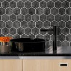 Zelfklevende Mozaïek Tegel - Afimera Antraciet Marble, Ophalen of Verzenden, Nieuw