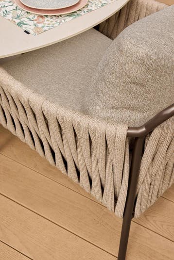 Fiave stoel bank loungeset 3 delig bronze clouded rope SUNS, Ophalen of Verzenden, Nieuw