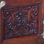 Art Nouveau Bureau met brons beslag en armstoel  incl stof e, Ophalen of Verzenden