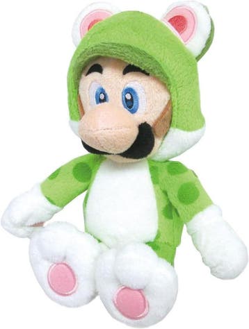Super Mario - Cat Luigi Knuffel (25cm) | Together Plus -, Verzenden, Nieuw