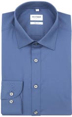 OLYMP Overhemd Donkerblauw Body Fit maat 44 Heren, Kleding | Heren, Overhemden, Verzenden, Nieuw, Blauw, OLYMP