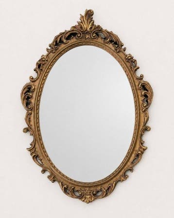 Spiegel- Rococò - Hout, stuc - Rococo-spiegel XIXe eeuw