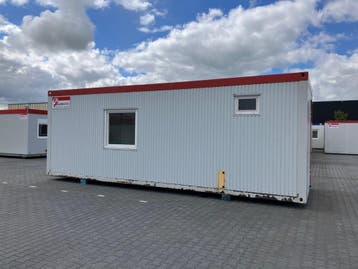 Kantoorunit met keuken en toilet – 8 x 3 meter – gebruikt