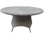 Riccione Menorca dining tuinset 150 cm rond verstelbaar, Ophalen of Verzenden, Nieuw, Wicker