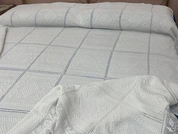 fatta a mano - Bedsprei - 2.08 cm - 2.5 cm - Sprei of deken