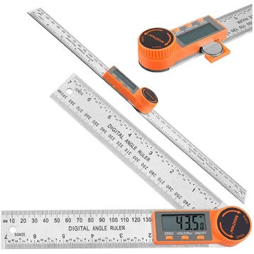 Bigstren Digitale hoekmeter 360° 200 mm met LCD-display,..., Ophalen of Verzenden, Nieuw