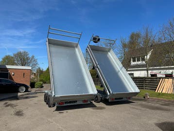 Tridem kipper 400x200 3.5T sterk en rijk uitgevoerd!, Auto diversen, Aanhangers en Bagagewagens, Ophalen, Nieuw