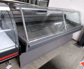 Linde Koeltoonbank – B258 x D125 x H125 cm – met ingebouwde, Gebruikt